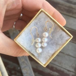 Freshwater Pearl Earrings, drop earrings, formal jewelry